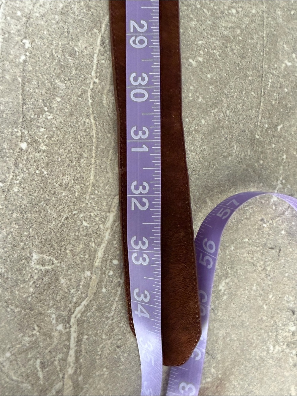 Vintage Brighton Multicolor Colorblock Suede Statement Brass Belt Sz Medium USA - Picture 13 of 15
